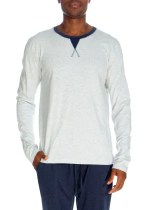 Long Sleeve Contrast Crew