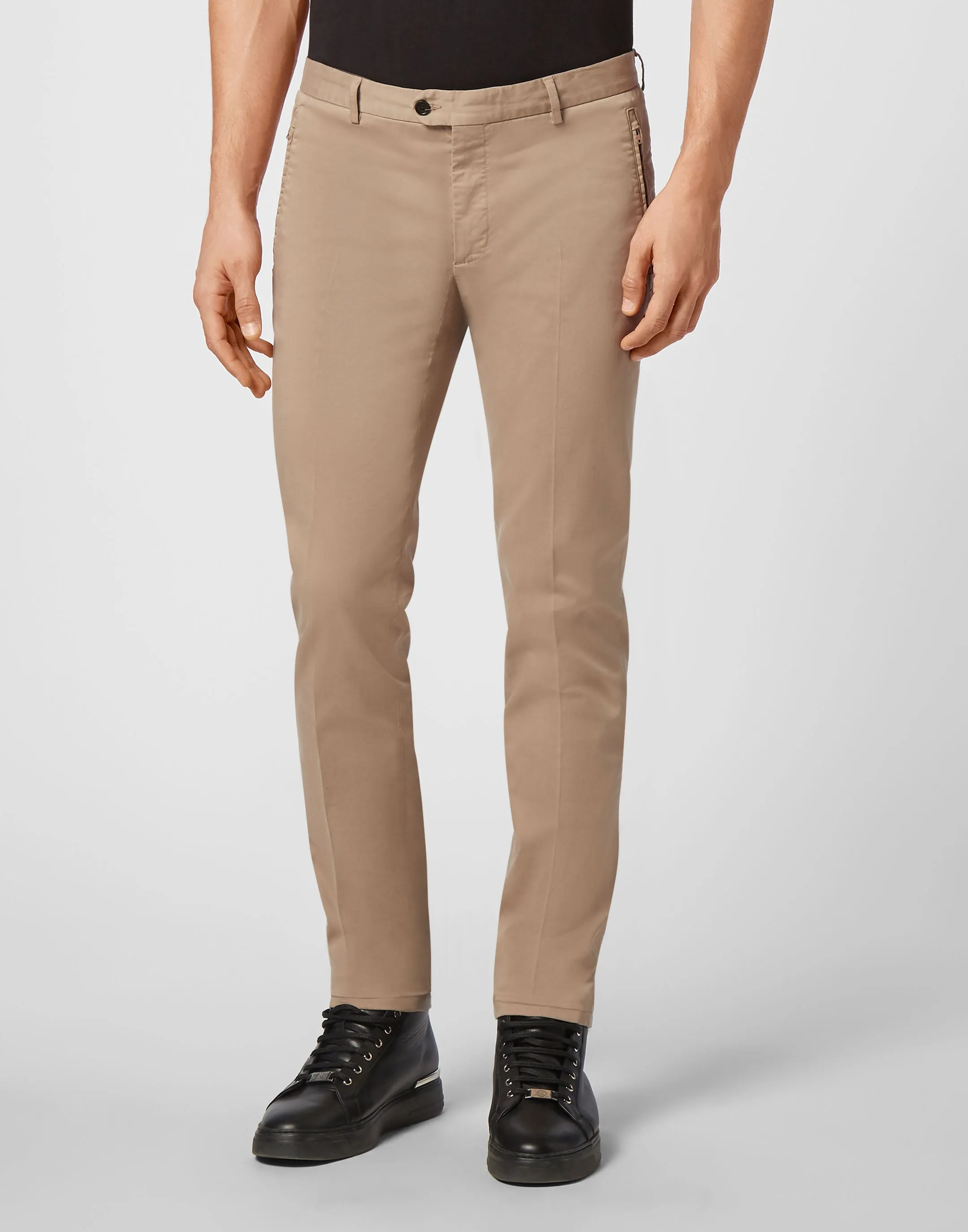 Long Trousers Zipped