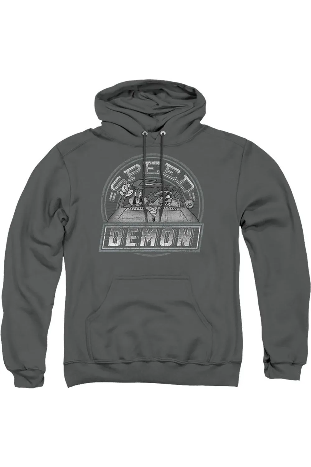 Looney Tunes Speed Demon Adult Pull Over Hoodie / Hooded Sweatshirt