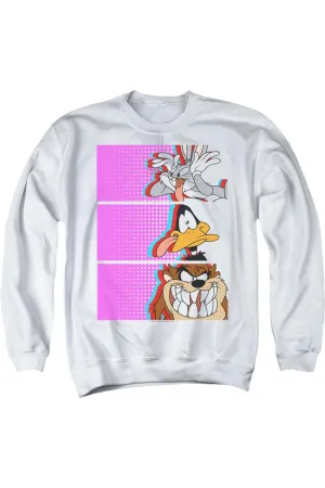 Looney Tunes Tiles Adult Crewneck Sweatshirt