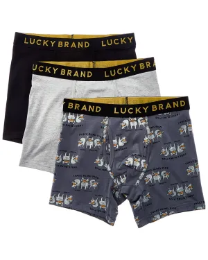 Lucky Brand 3pk Stretch Boxer Brief