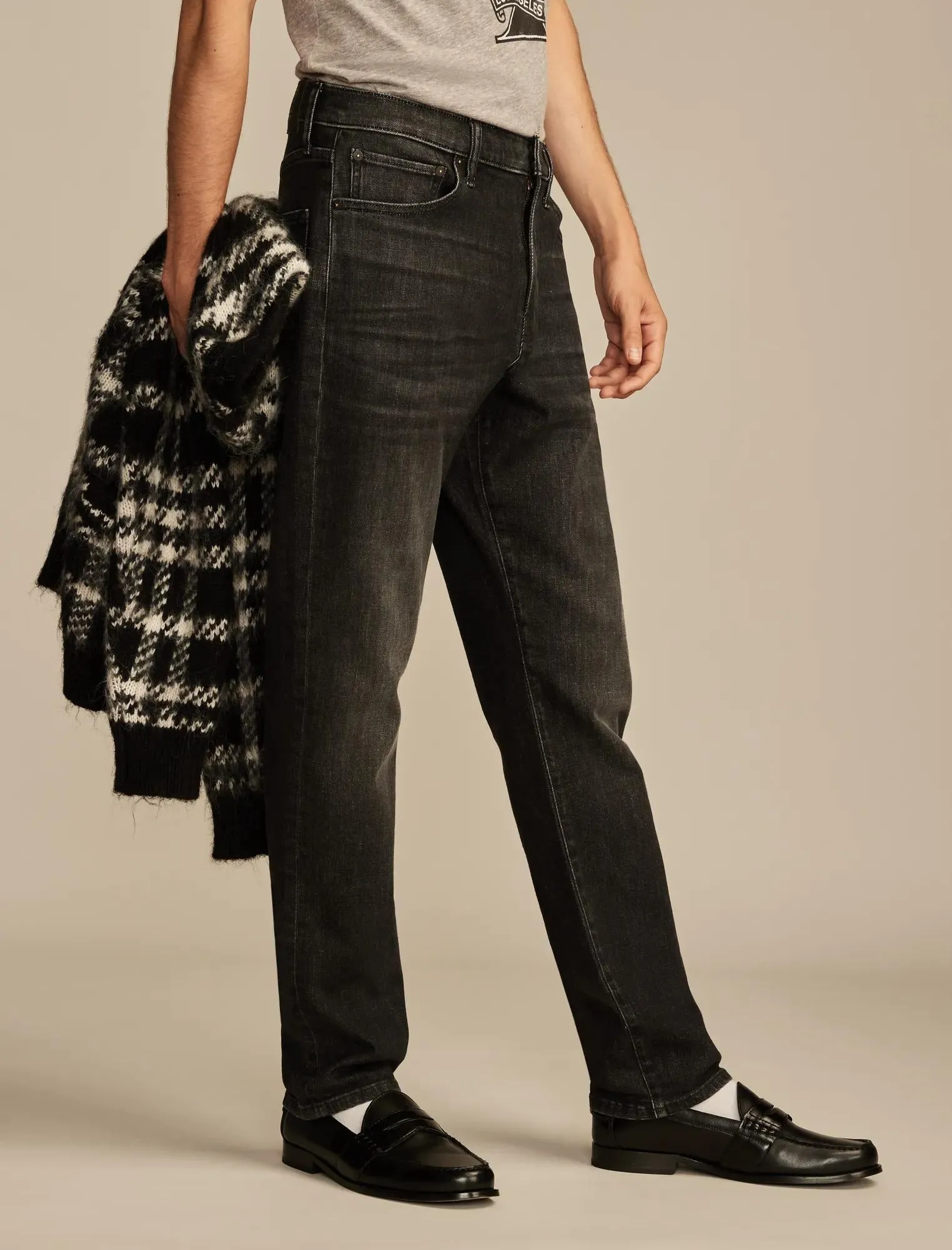 Lucky Brand Men's 410 Athletic Straight Cashmere