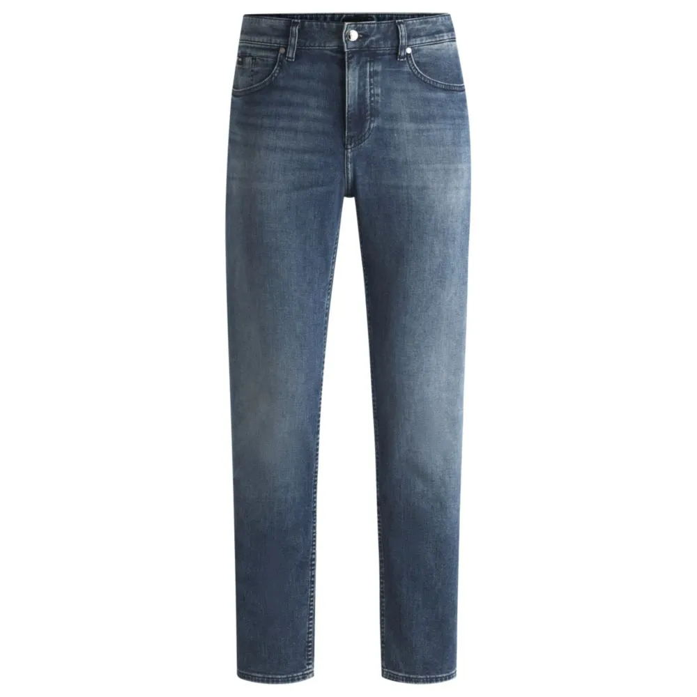 Maine regular-fit jeans in super-soft blue denim