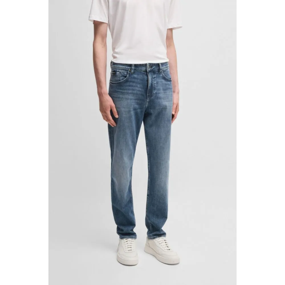 Maine regular-fit jeans in super-soft blue denim