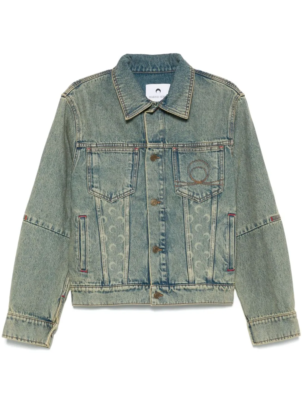Marine Serre Men's Coats blue