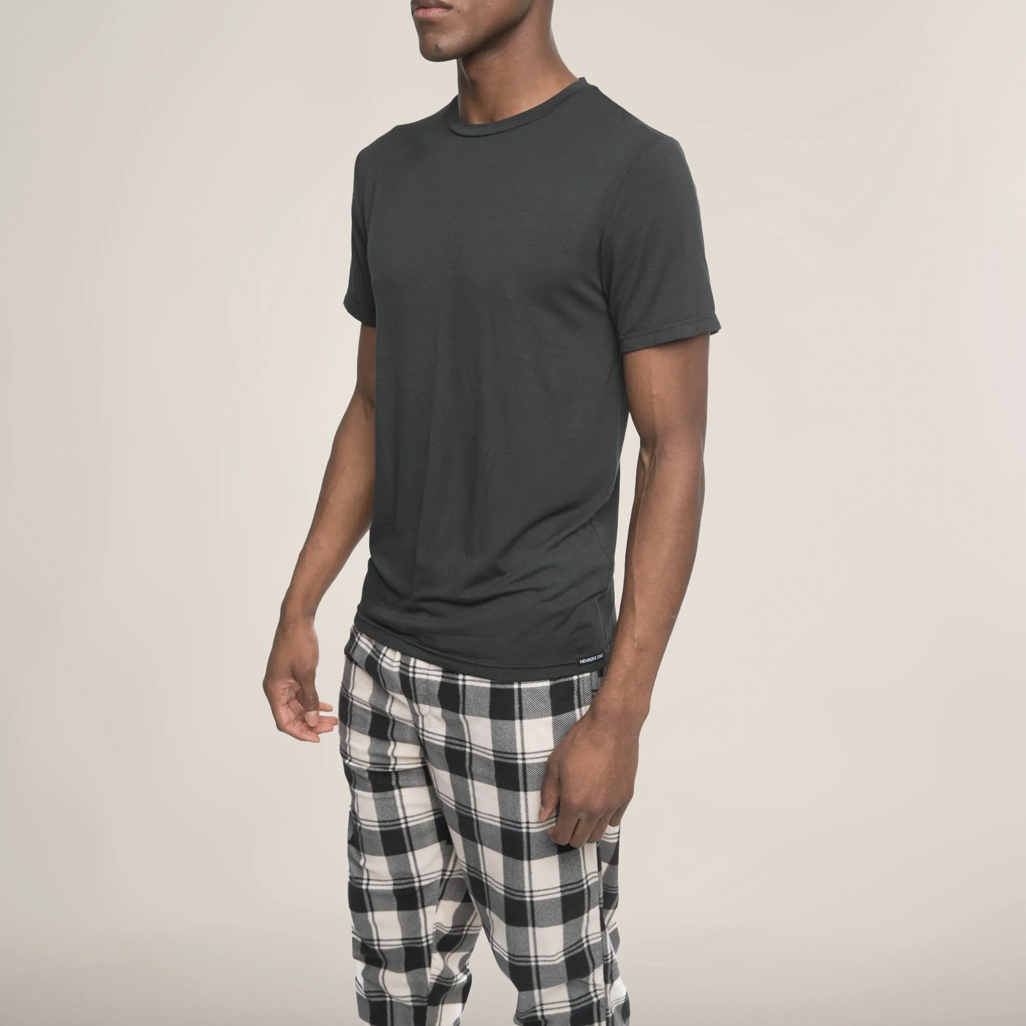 Members Only Short Sleeve Bamboo Rayon Sleep Shirt