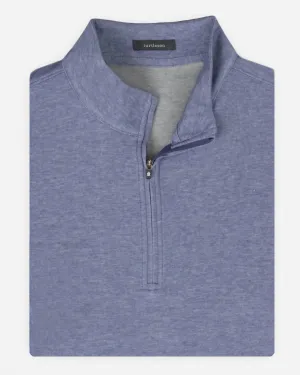 Men Wallace 1/4 Zip Vest In Navy