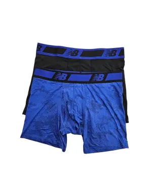 Men's 2-Pack Dry And Fresh Performance 6" Boxer Briefs In Black/royal Desert Camo