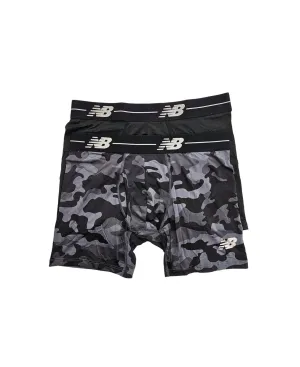 Men's 2-Pack Premium Performance 6" Boxer Briefs In Black/camo