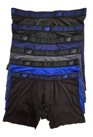 Men's 6-Pack Premium Boxer Briefs In Black/navy/black/royal/black/magnet