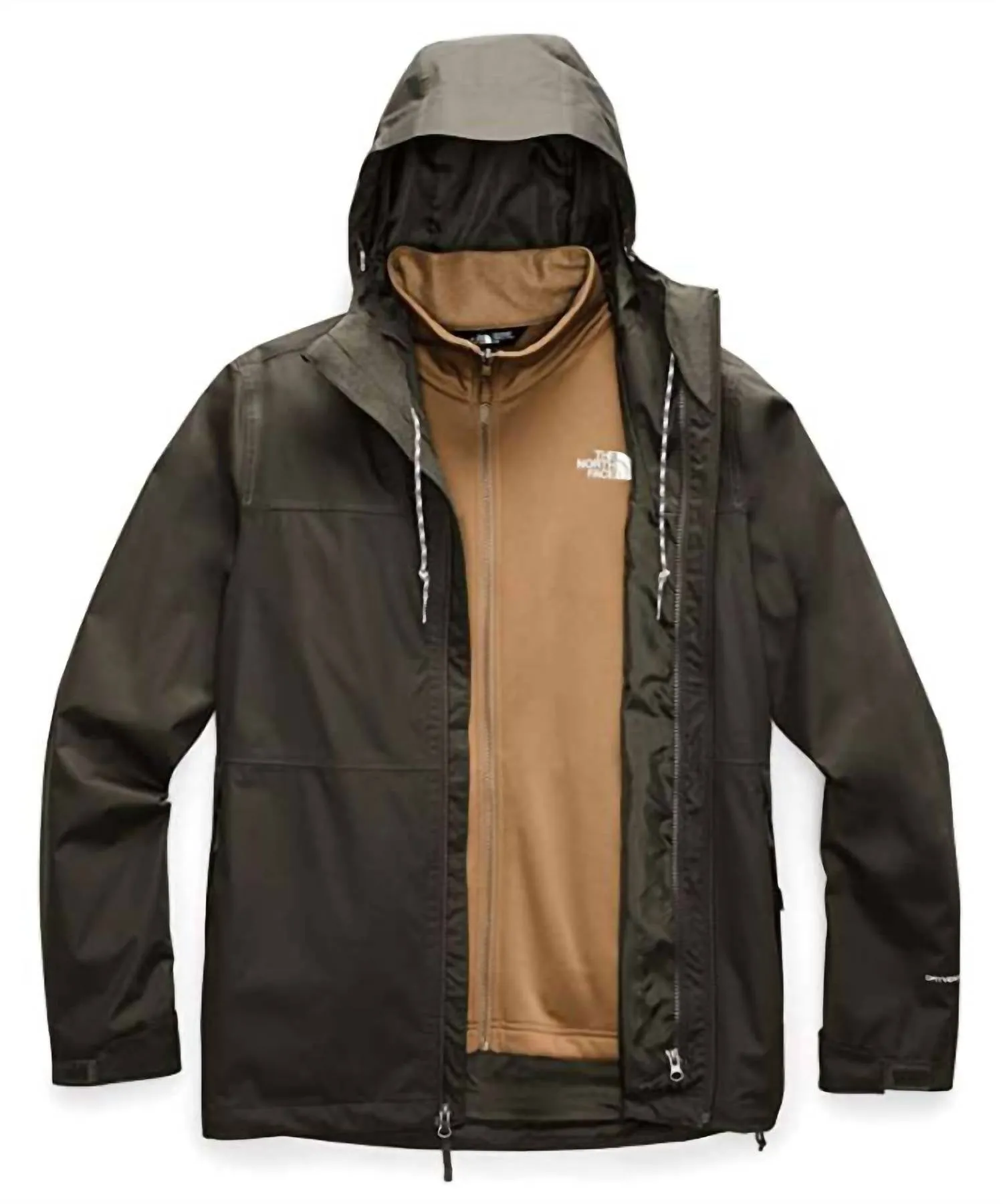 Men’S Arrowood Triclimate Jacket In New Taupe Green/utility Brown