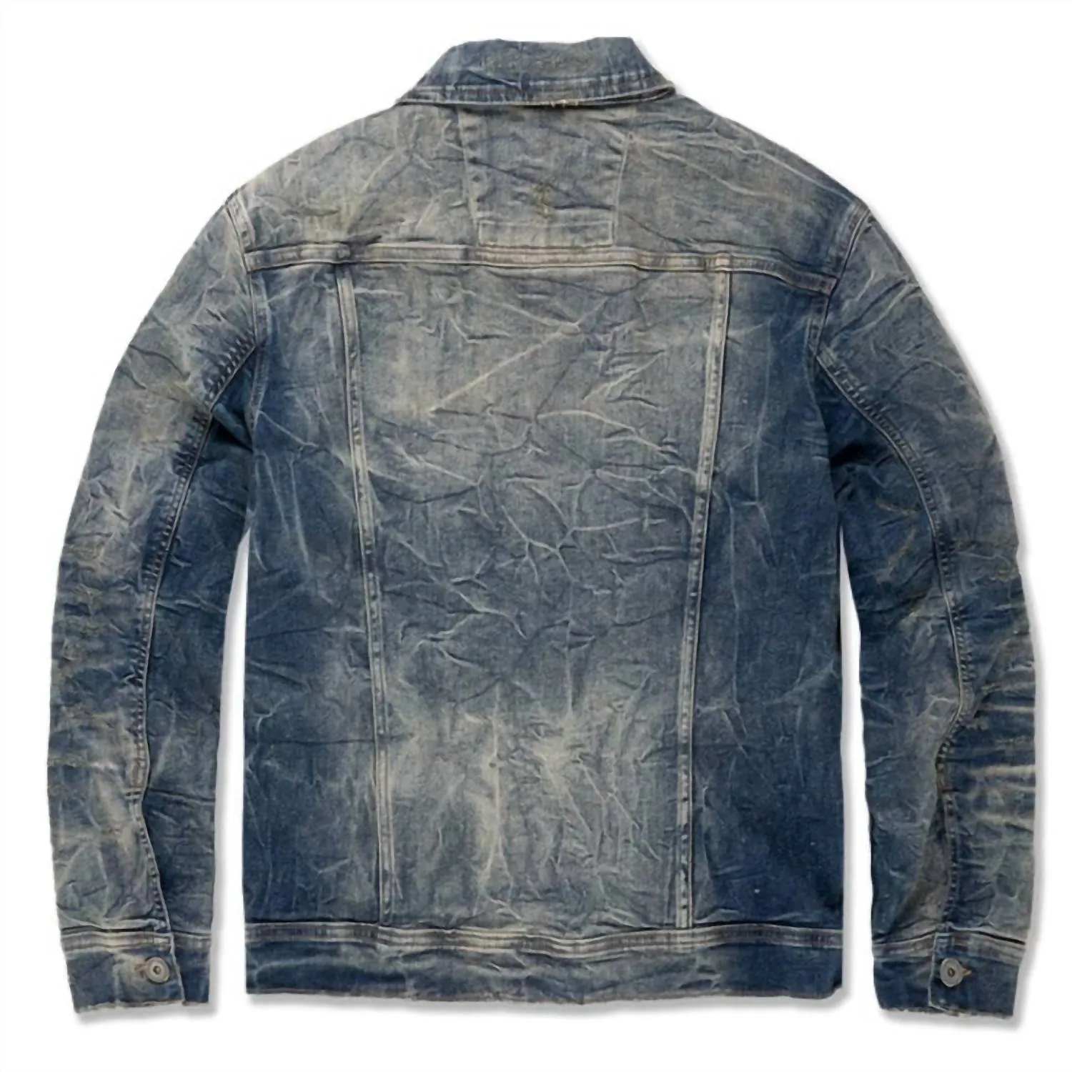 Men's Bayside Denim Trucker Jacket In Death Valley