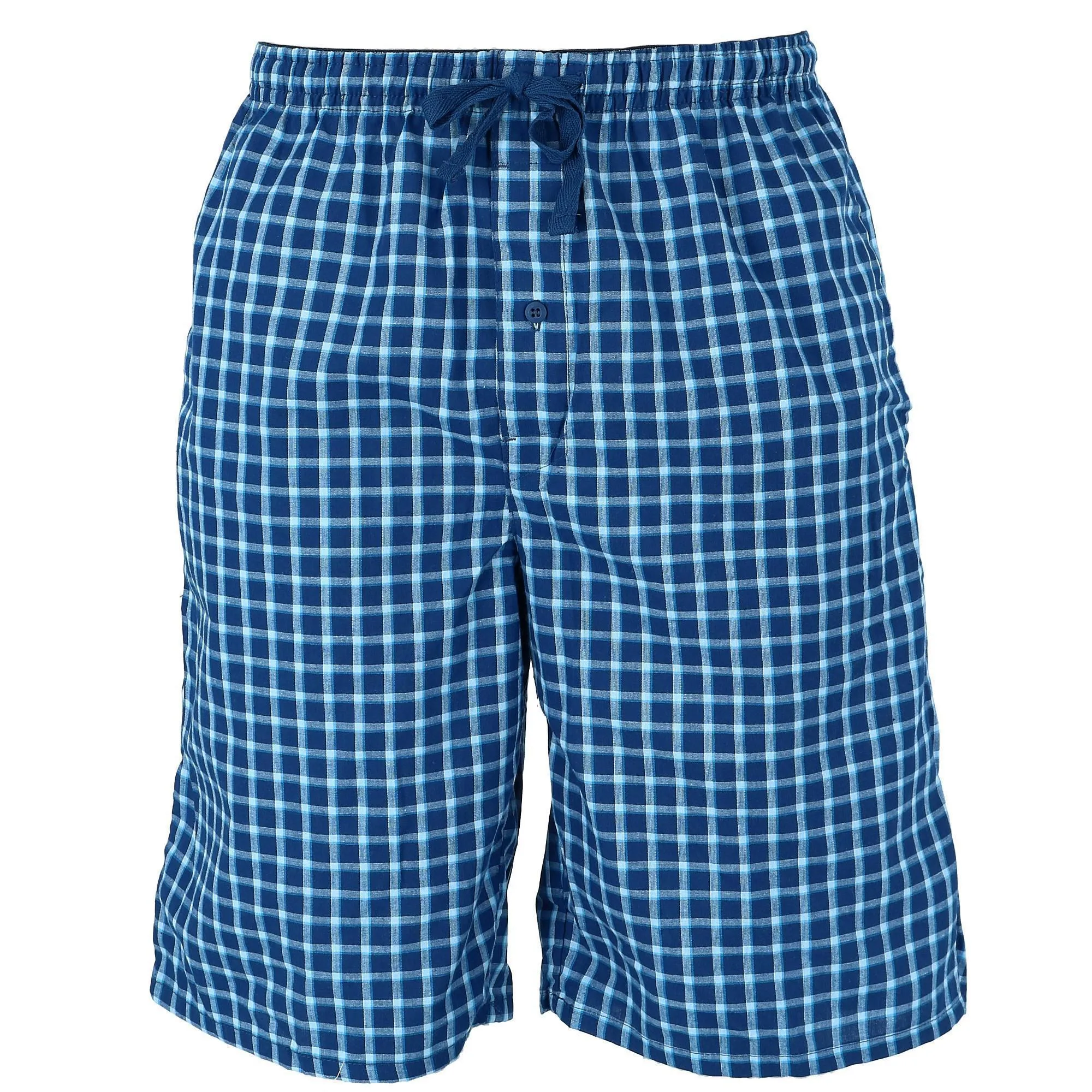 Men's Big and Tall Woven Cotton Pajama Sleep Shorts
