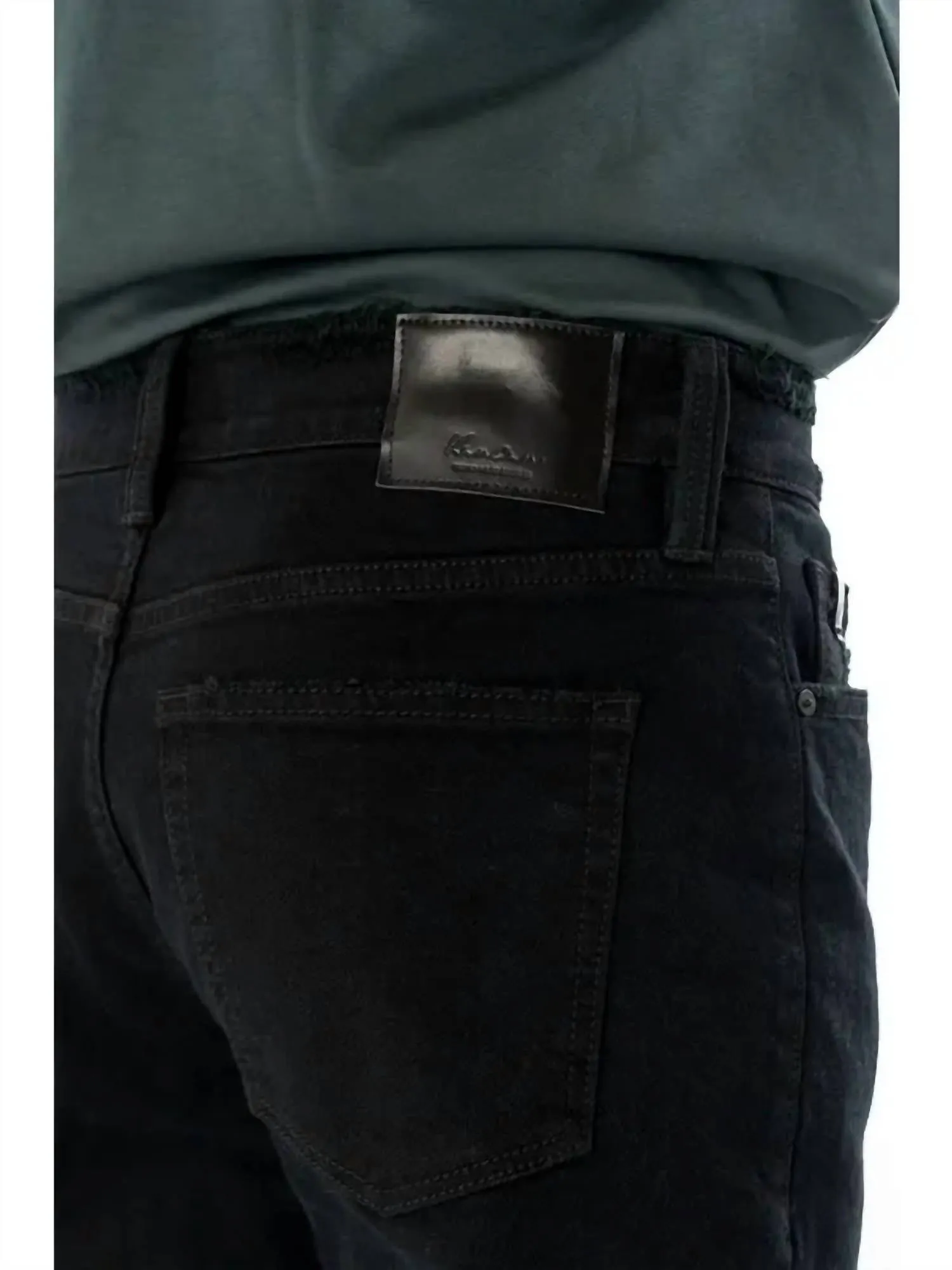 Men's Classic Straight Jeans In Black