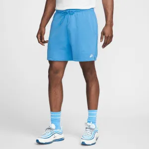 Men's Club French Terry Flow Shorts In University Blue/white