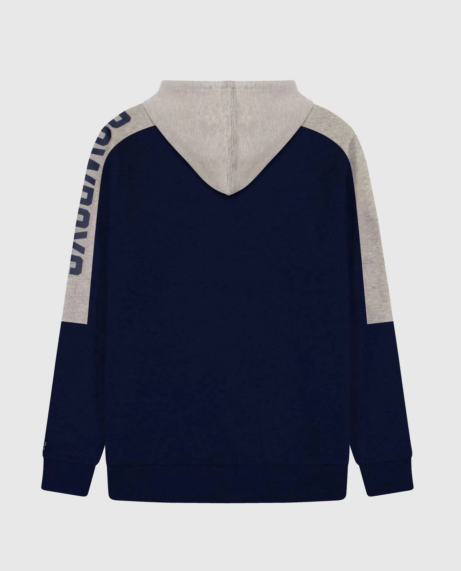 Men's Dallas Cowboys Zip-Front Colorblock Hoodie In Navy