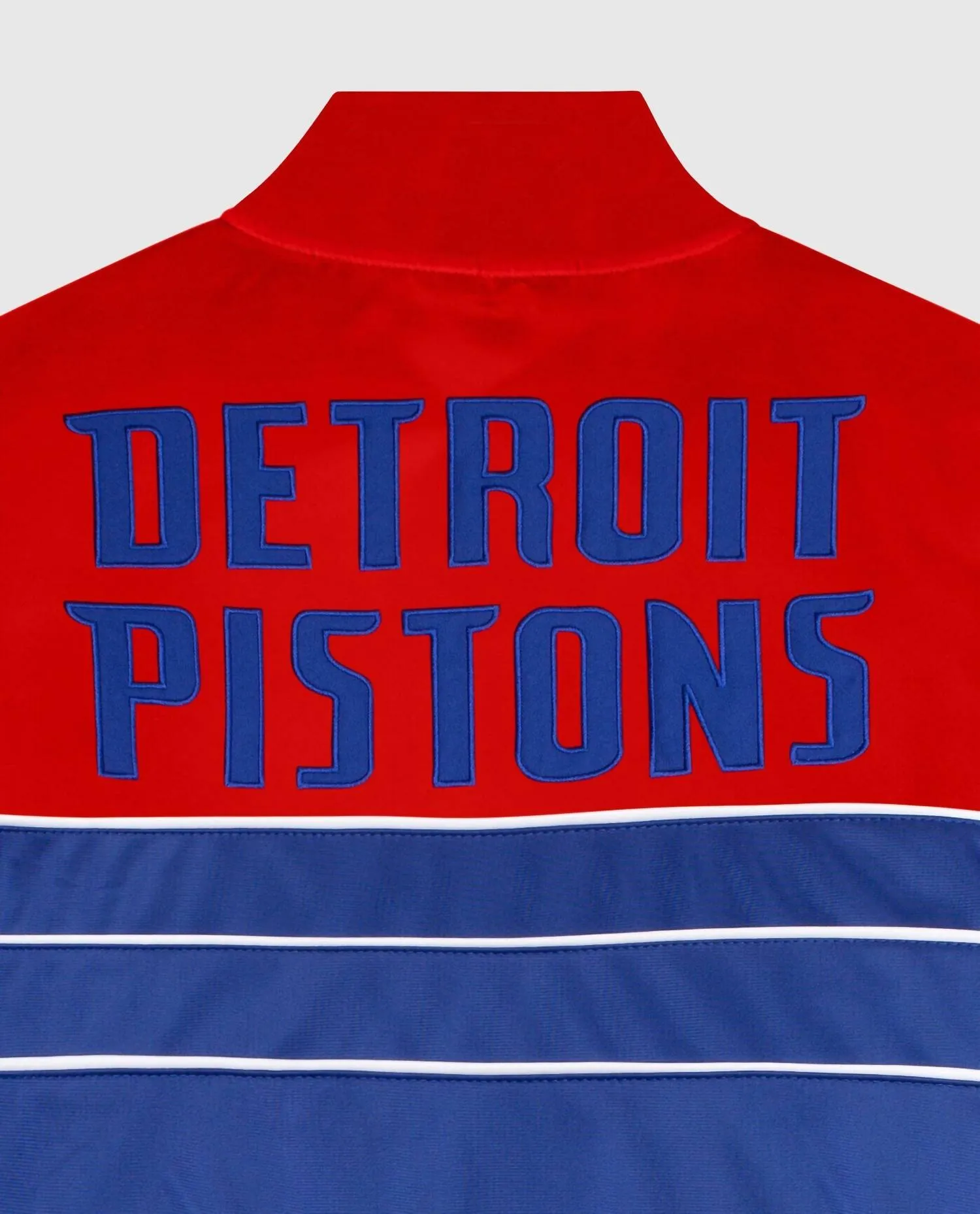 Men's Detroit Pistons Knit Full Zip Jacket In Blue