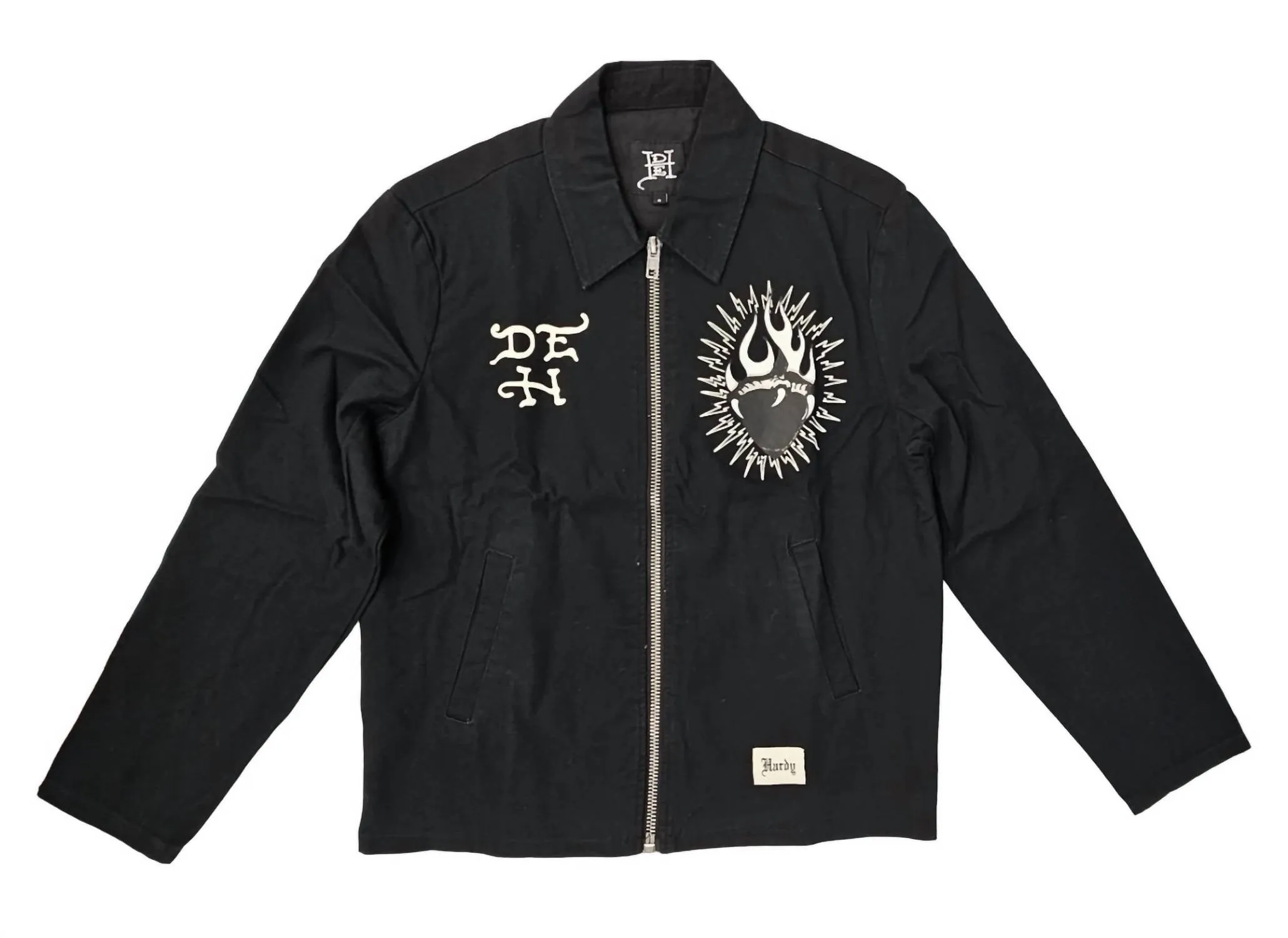 Men's Dg Skull Workwear Jacket In Black