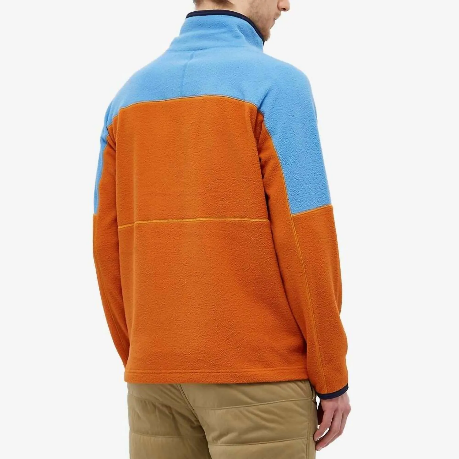Men's Dorado Half-Zip Fleece Jacket In Azul & Mezcal