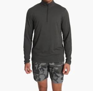 Men's Ease Performance 1/2 Zip Top In Charcoal Heather