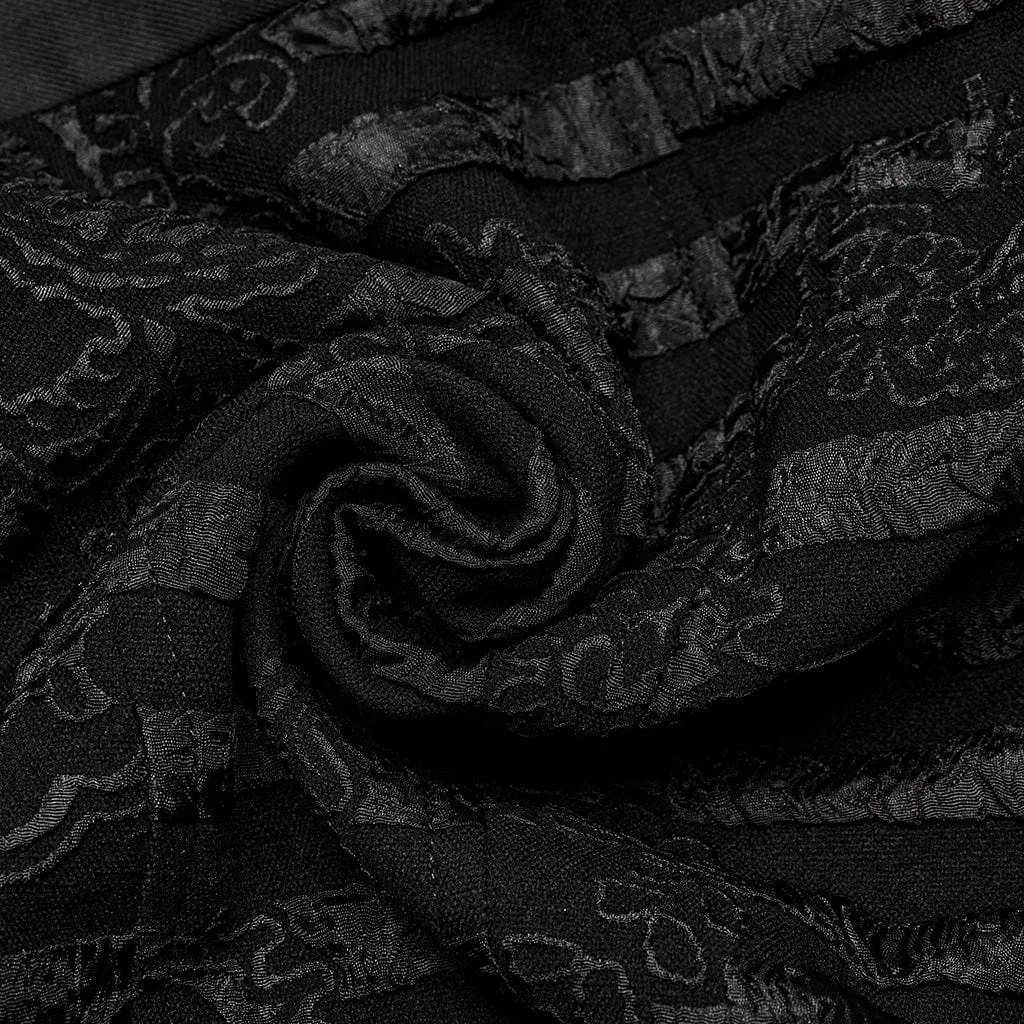 Men's Gothic Stripes Jacquard Waistcoat