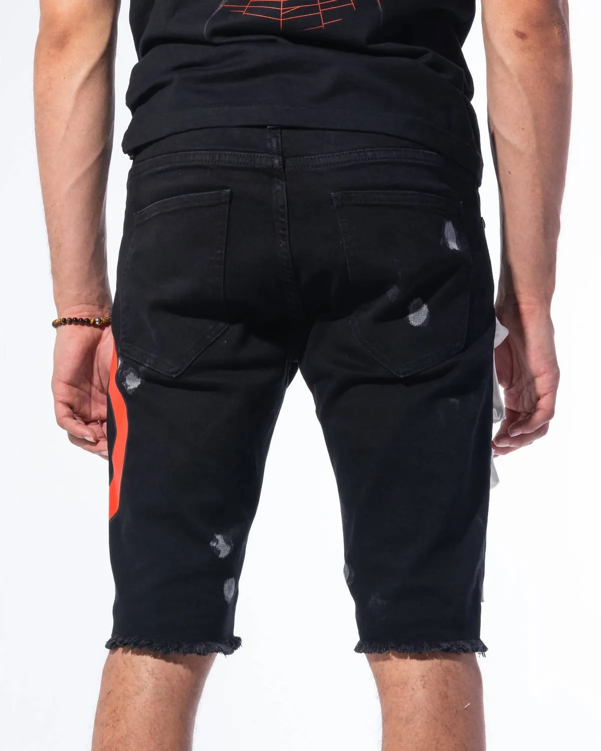 Men's Impact Shorts In Jet Black/red