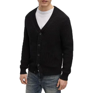 Mens Knit Cotton Cardigan Sweater