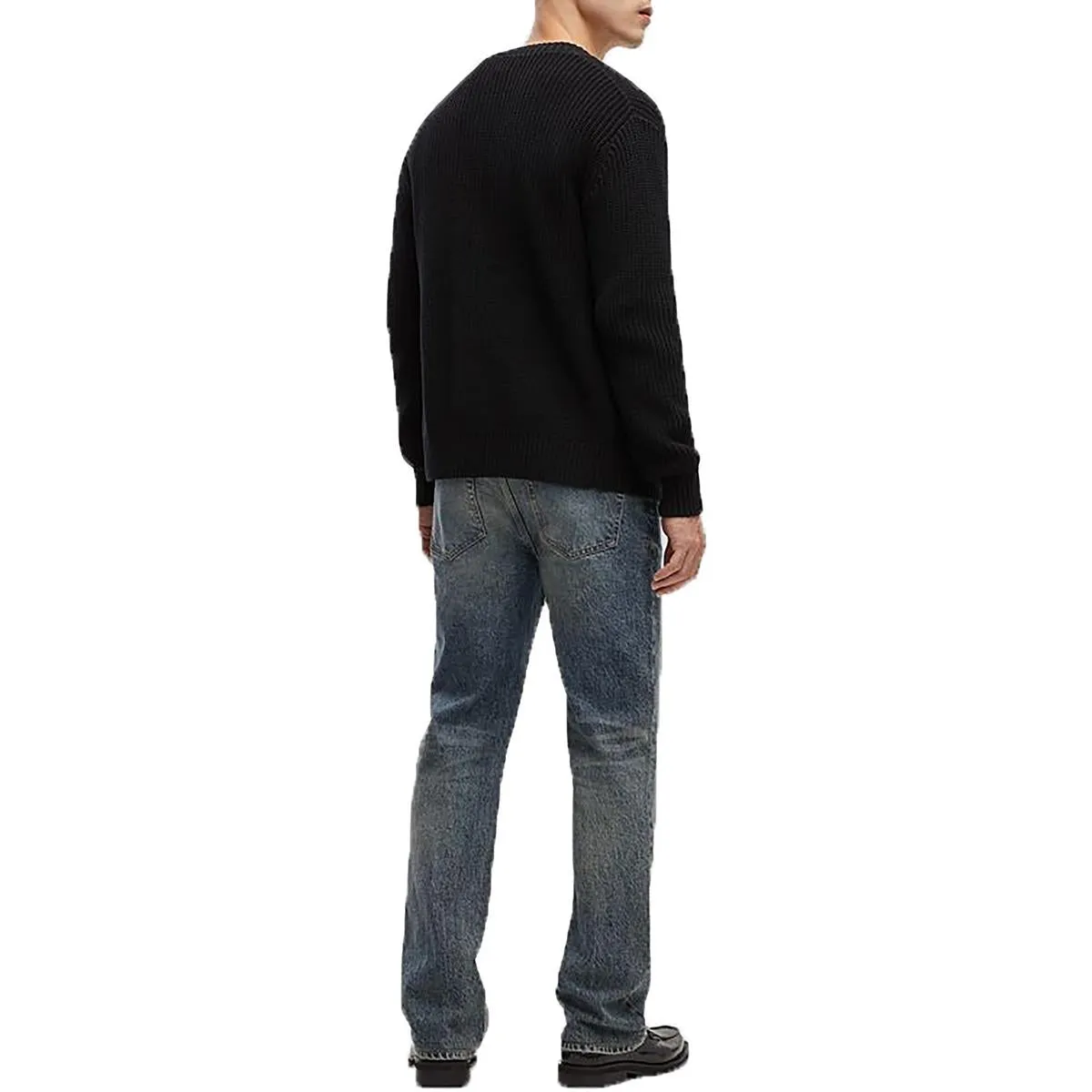 Mens Knit Cotton Cardigan Sweater