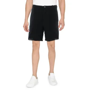 Mens Lace Burnout Flat Front