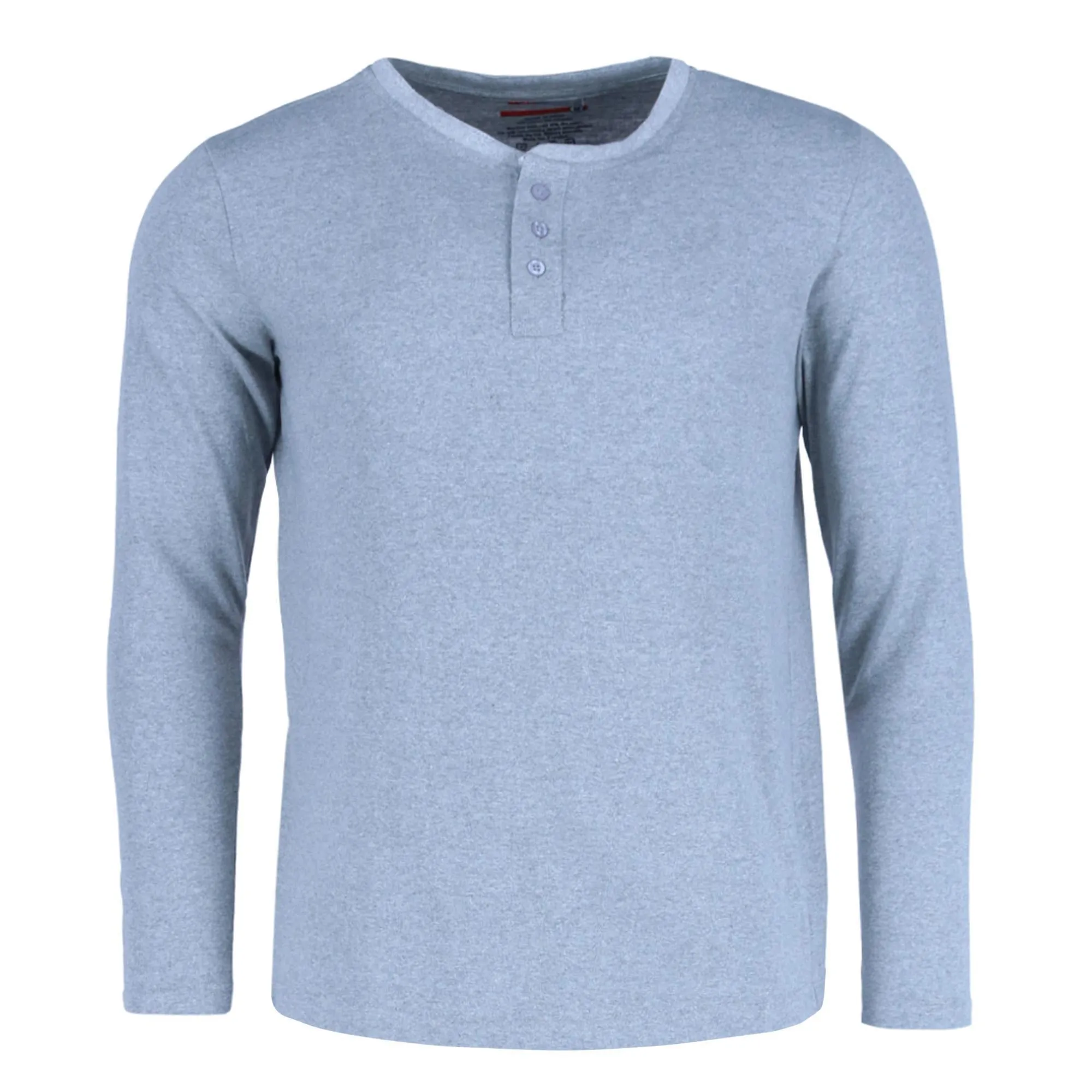 Men's Long Sleeve Henley With Flannel Pant Lounge Set
