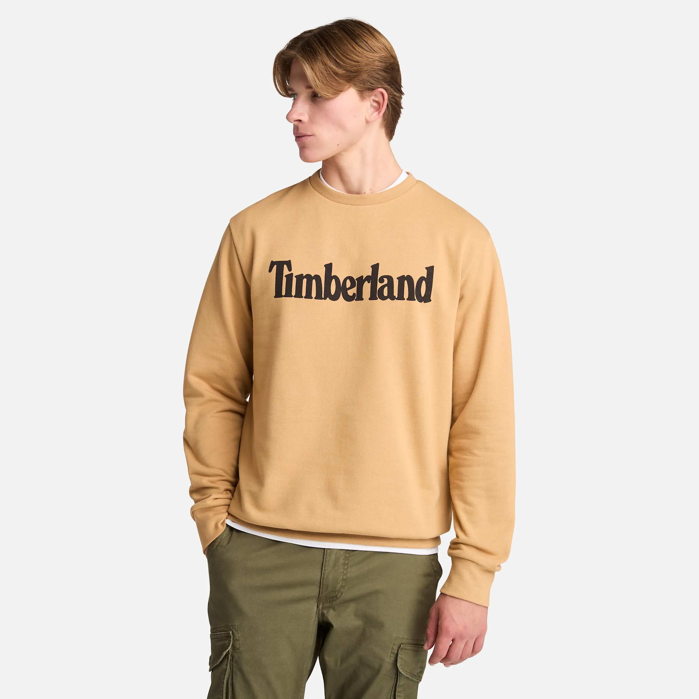Men's Northwood US Wordmark Logo Brushed Back Crew Neck Sweatshirt