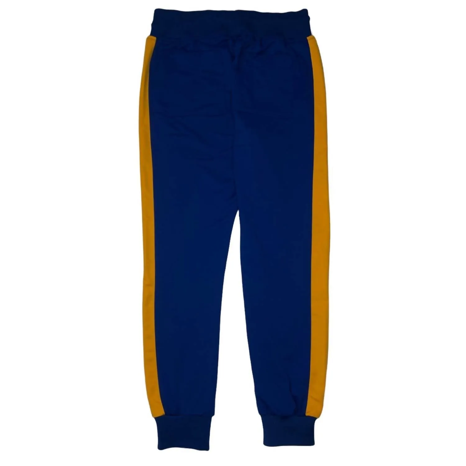 Men's Patterned Jogger In Navy/gold