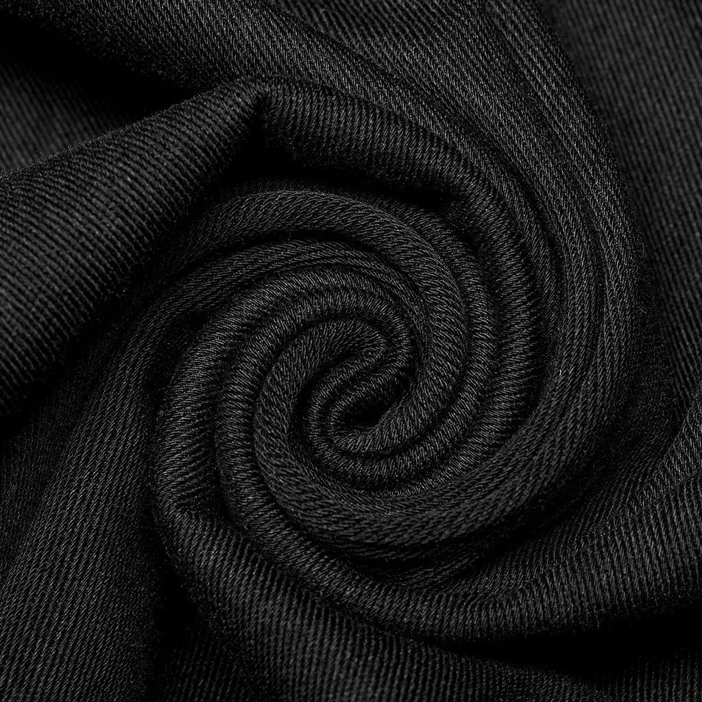 Men's Punk Stand Collar Asymmetric Zipper Vest