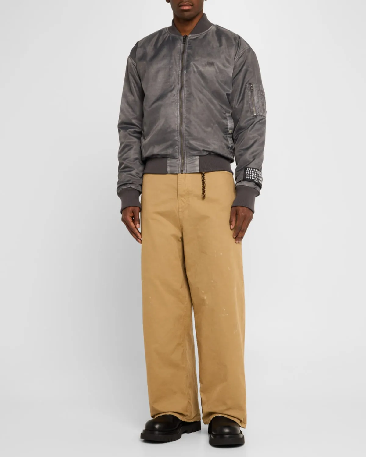 Men's Ray Canvas Oversized Pants