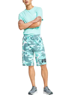 Mens Regular Fit Camouflage Flat Front