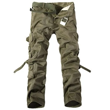 Men's Regular Straight Cargo Pants