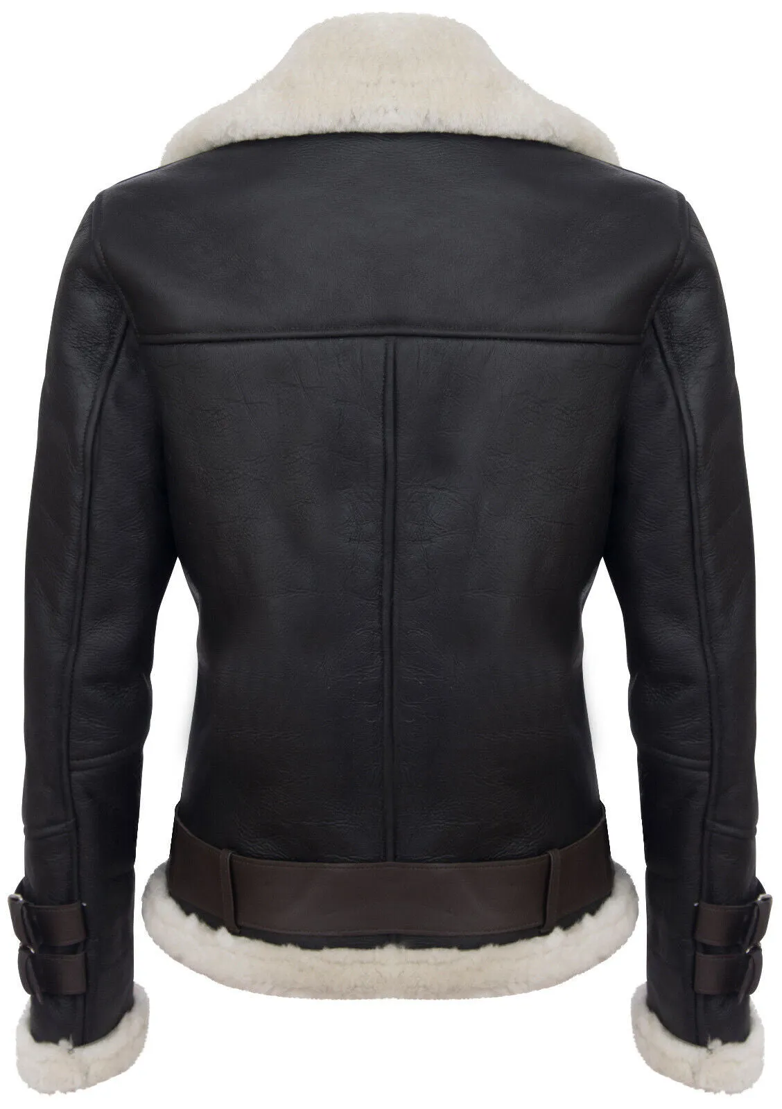 Mens Sheepskin Leather Biker Jacket-Edmonton
