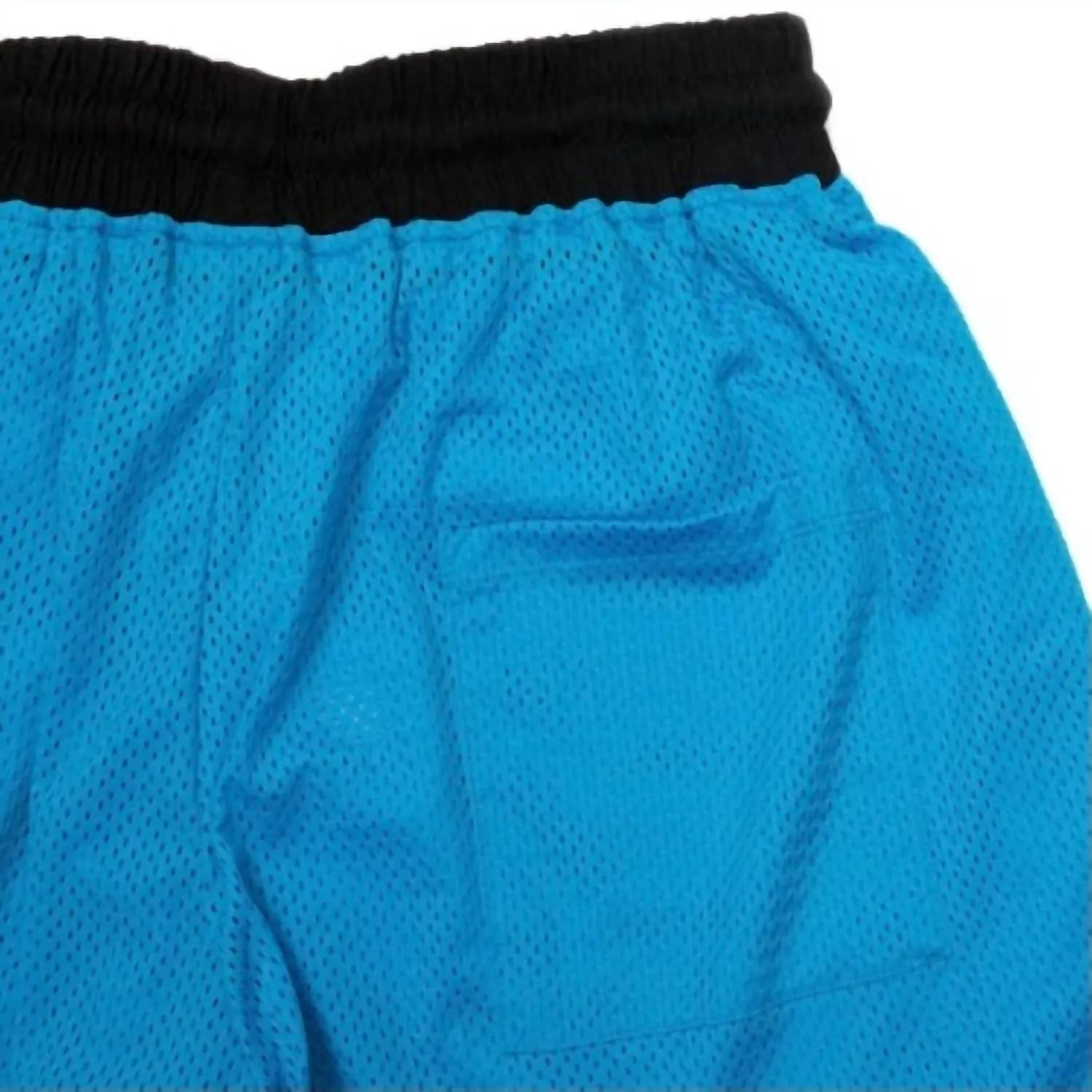 Men's Slant Mesh Shorts In Electric Blue