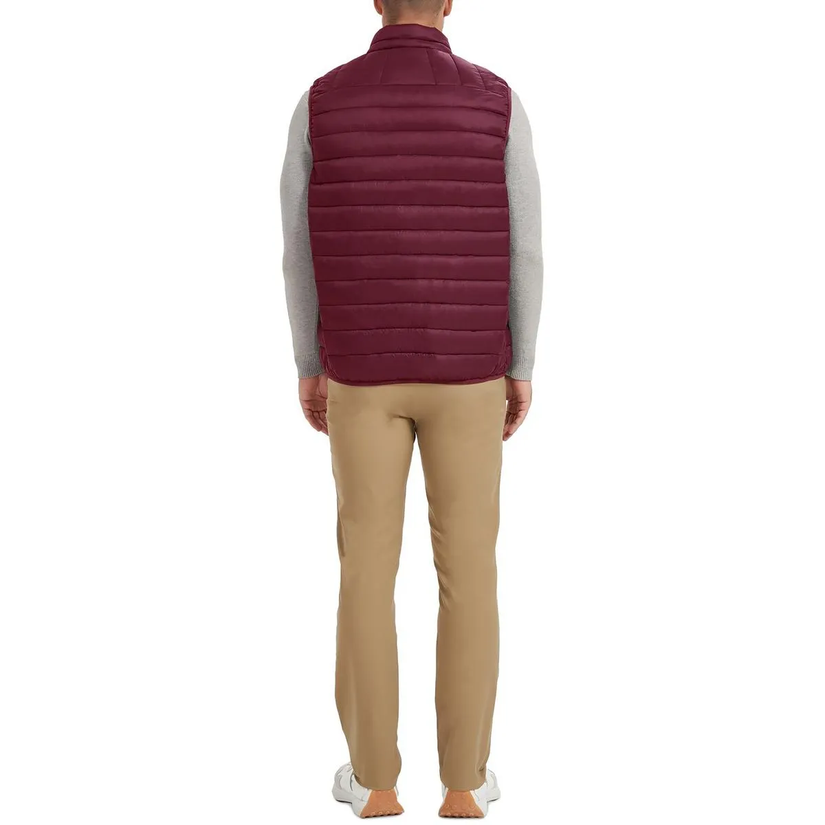 Mens Solid Nylon Vest