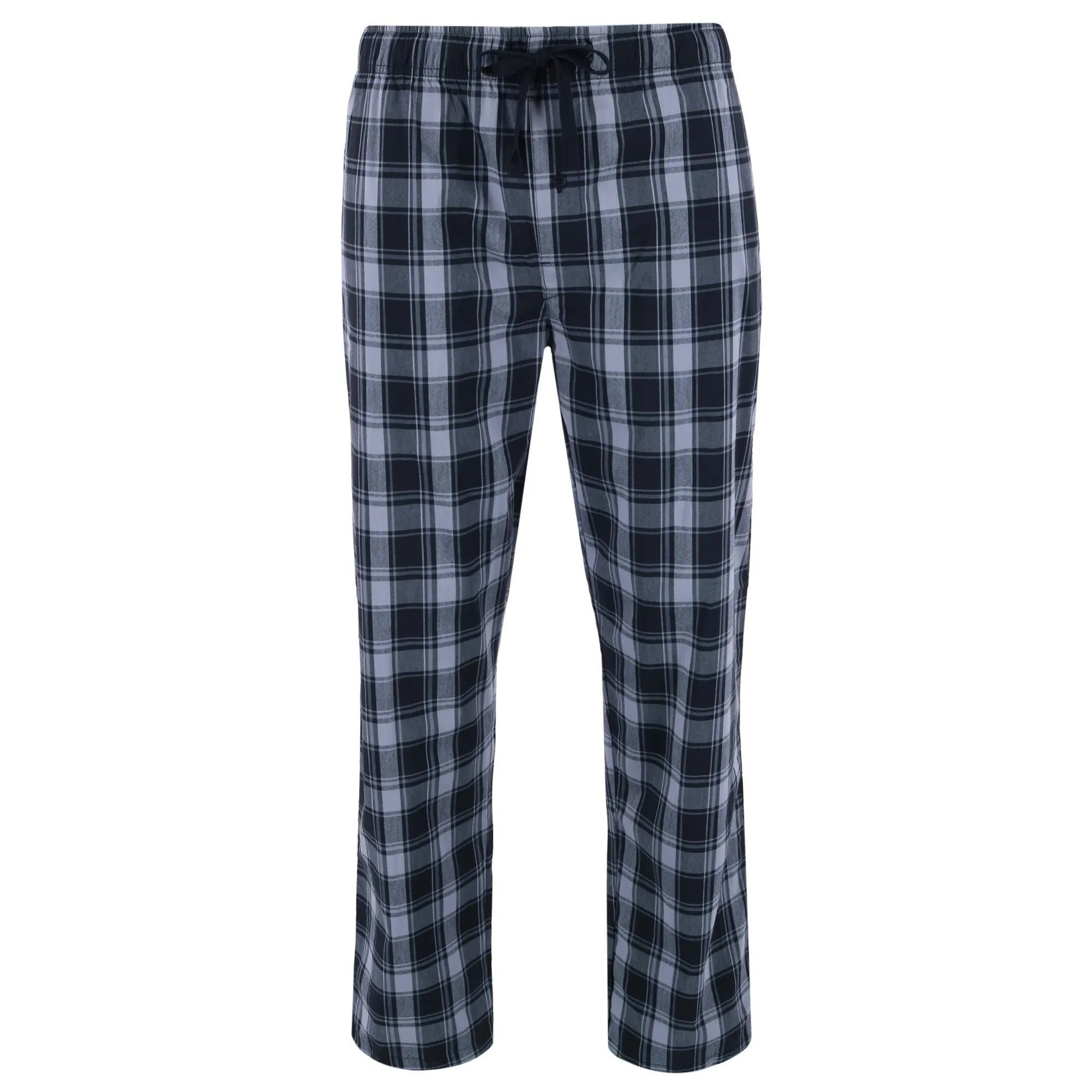Men's Tag Free Comfort Flex Plaid Pajama Lounge Pant