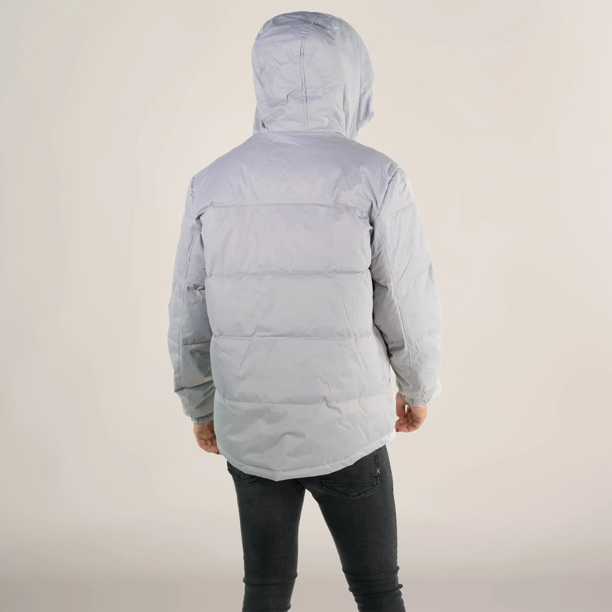 Men's Twill Block Puffer Jacket