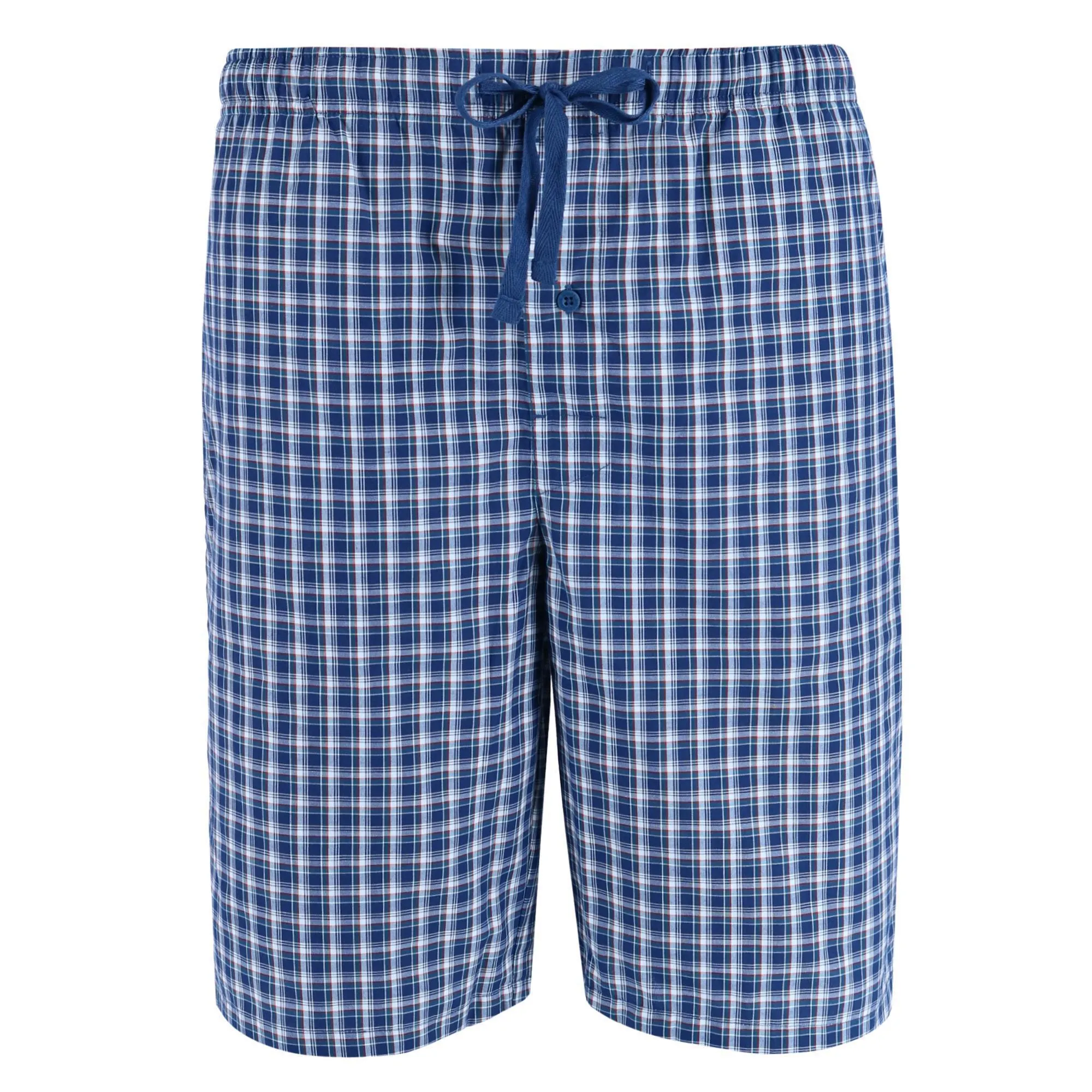 Men's Woven Cotton Pajama Sleep Shorts