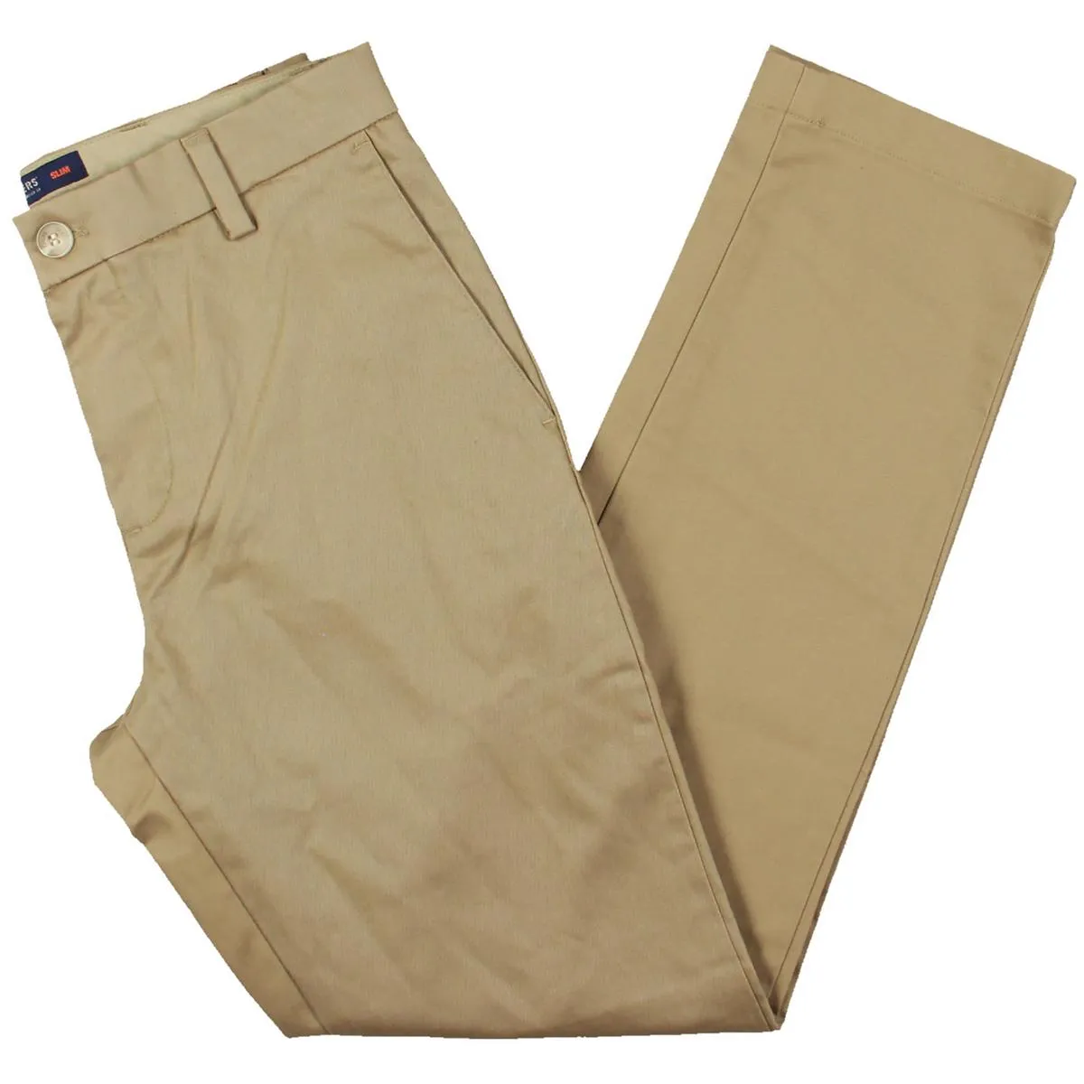 Mens Wrinkle Resistant Cotton Khaki Pants