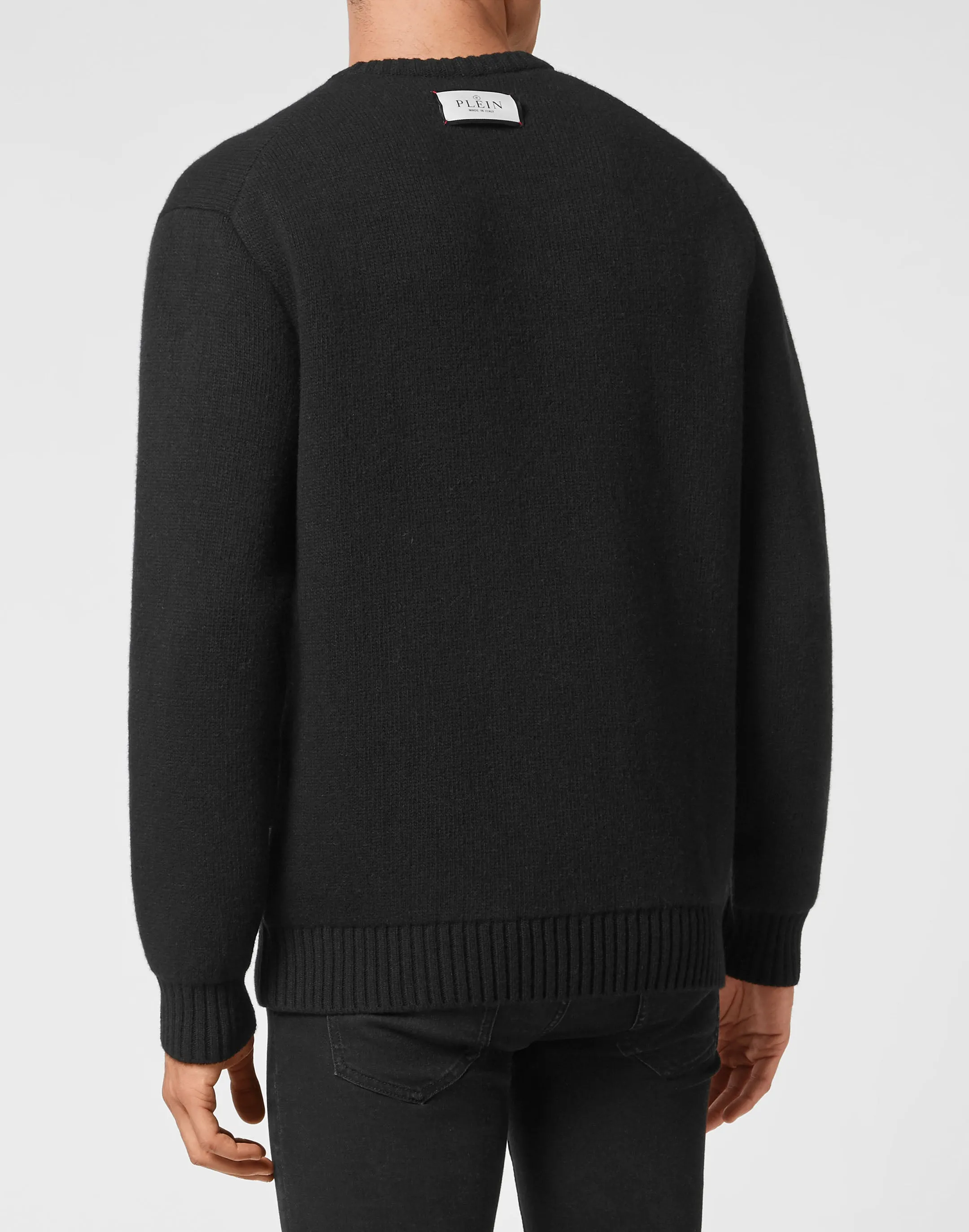 Merino Wool Pullover Round Neck LS