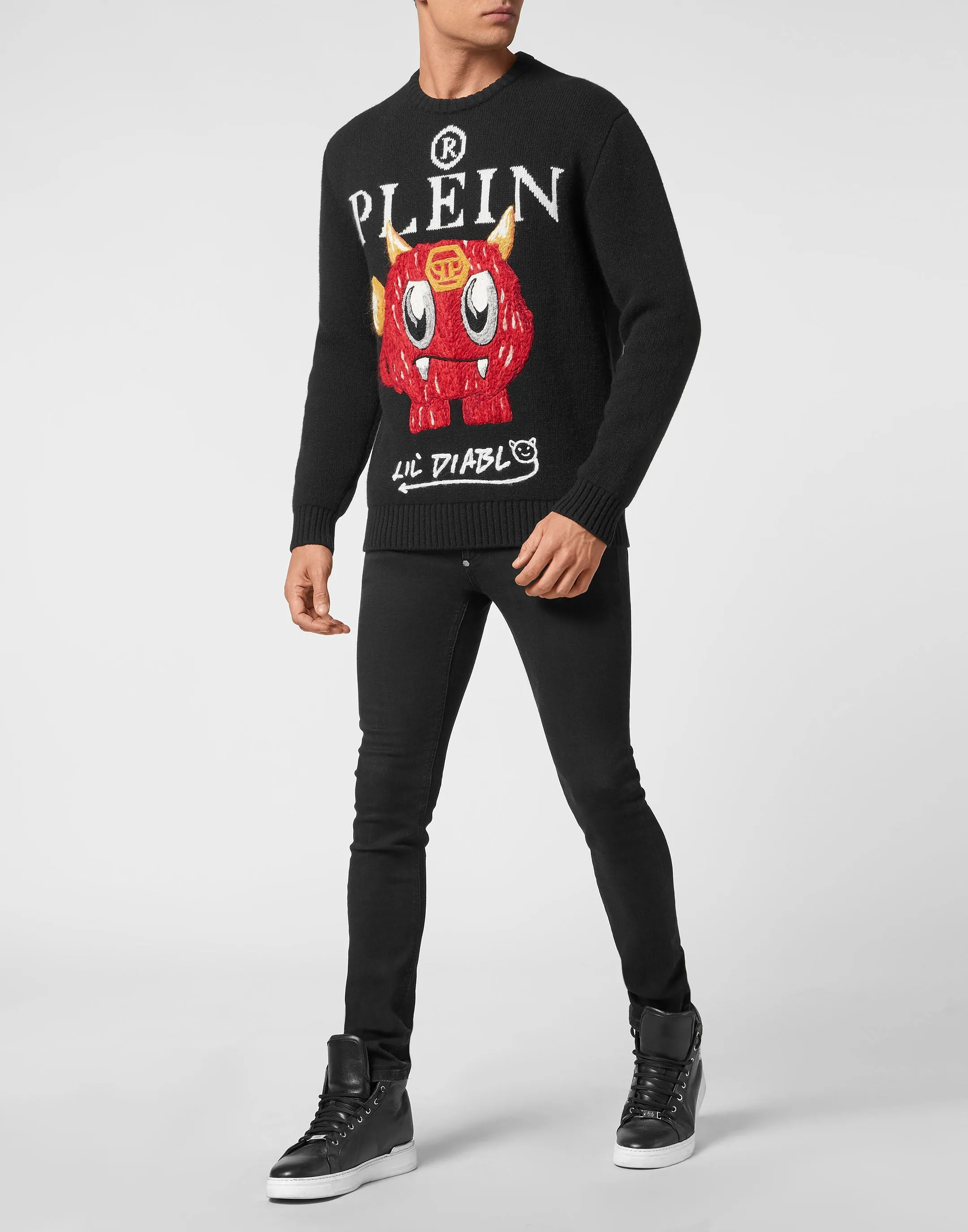 Merino Wool Pullover Round Neck LS