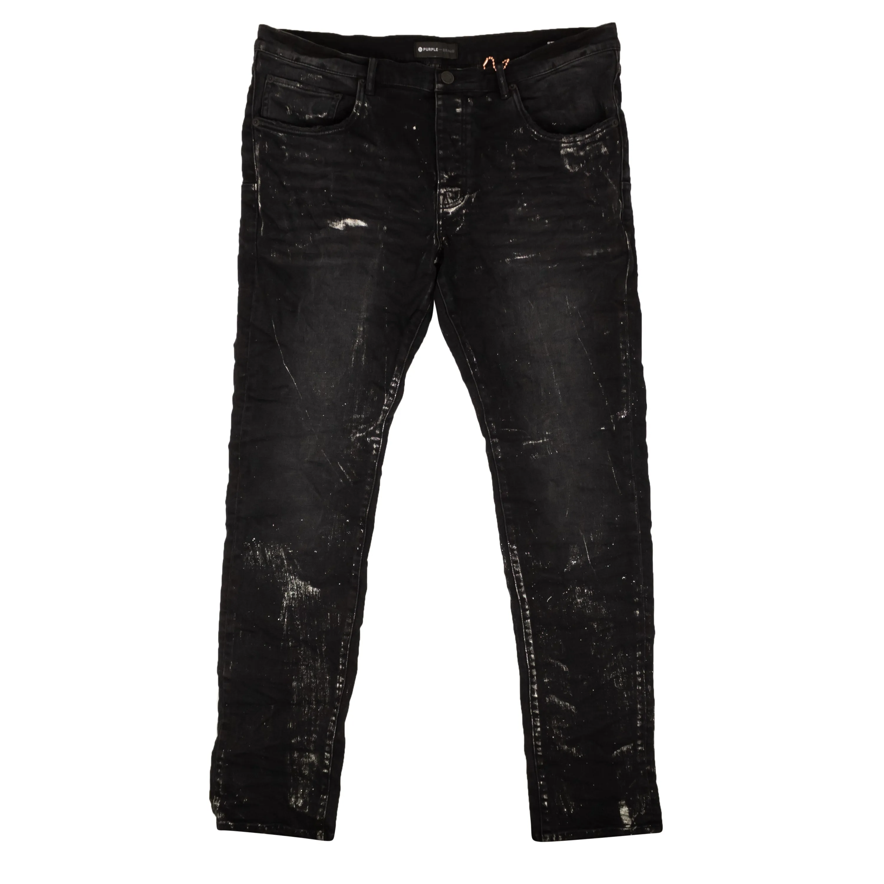 Metallic Silver Jeans
