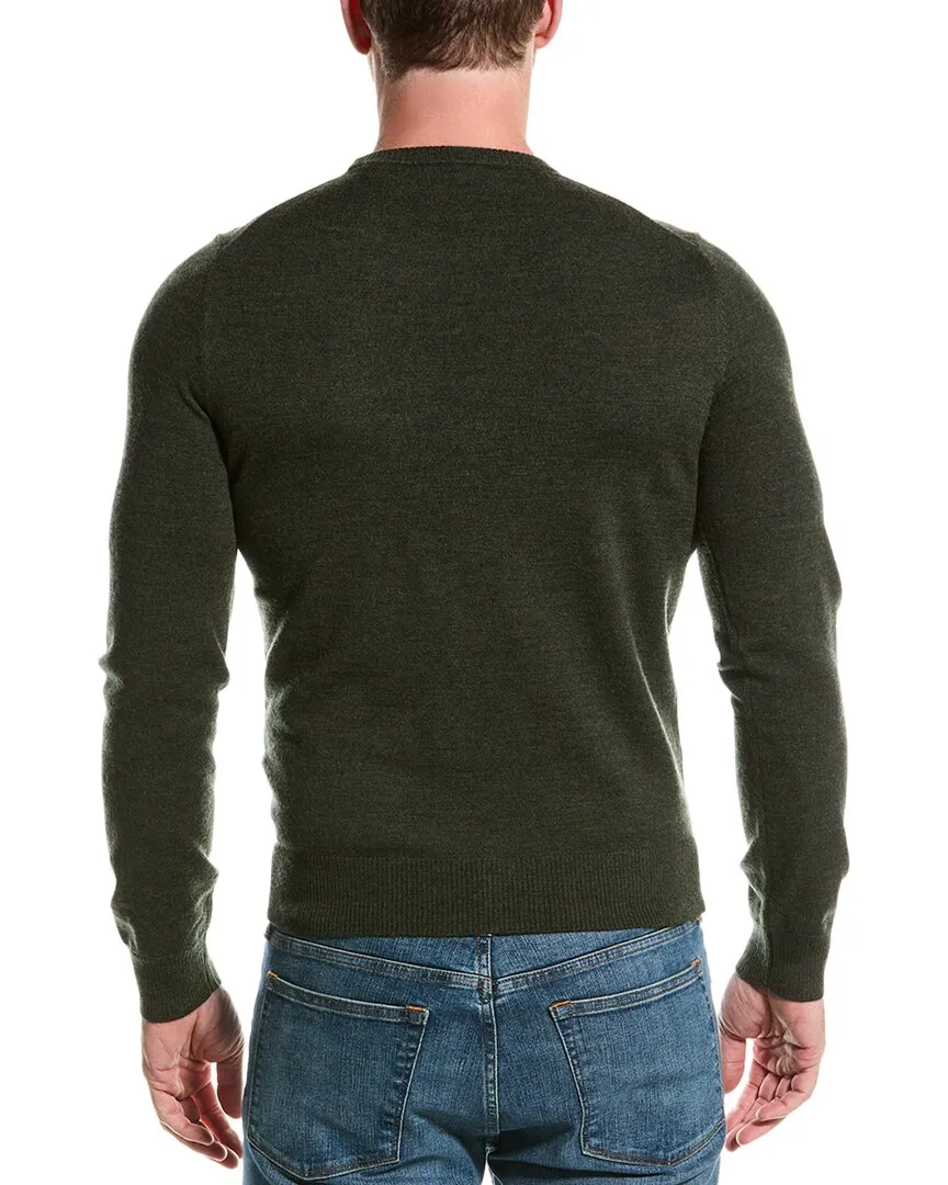 Mette mens  Merino Wool Crewneck Sweater, XXL, Green