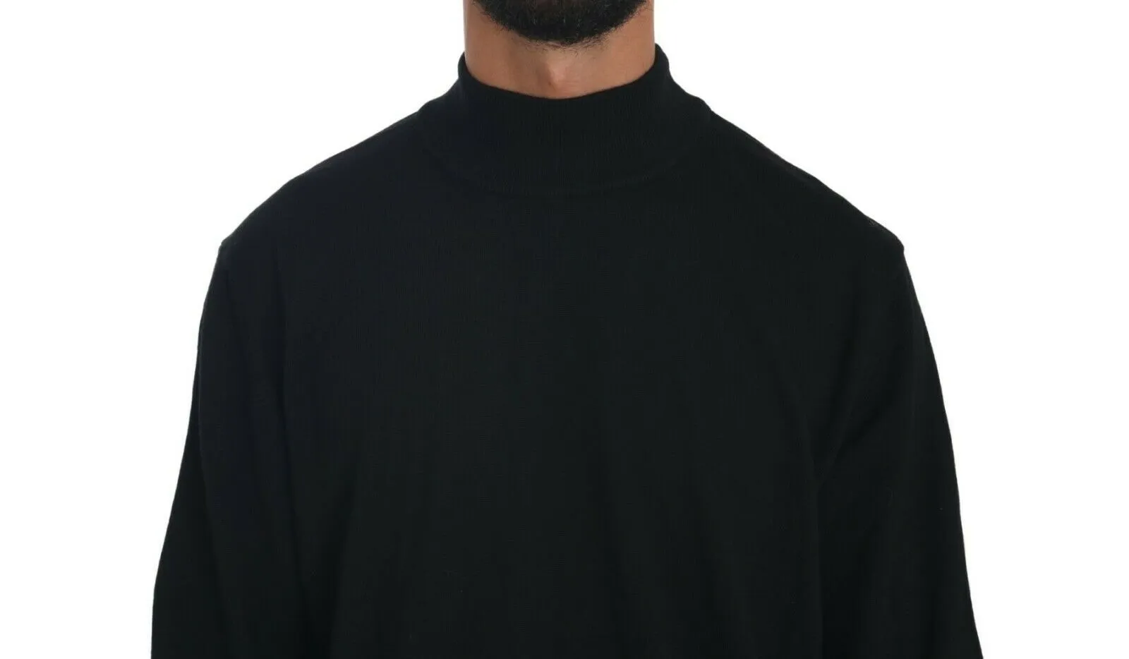 MILA SCHÖN  Turtle Neck Pullover Top Virgin Wool Men's Sweater
