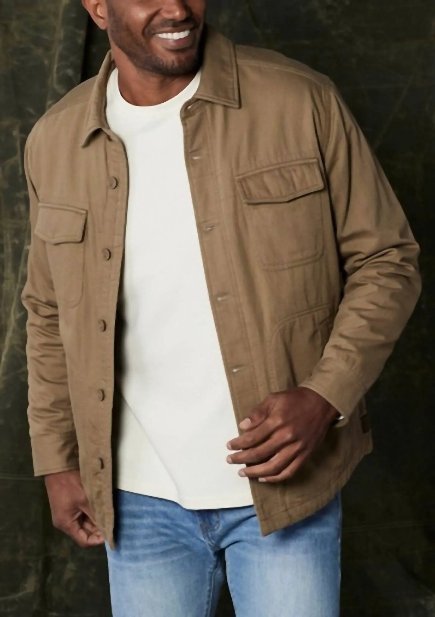 Military Cpo Jacket In Toasted Chestnut