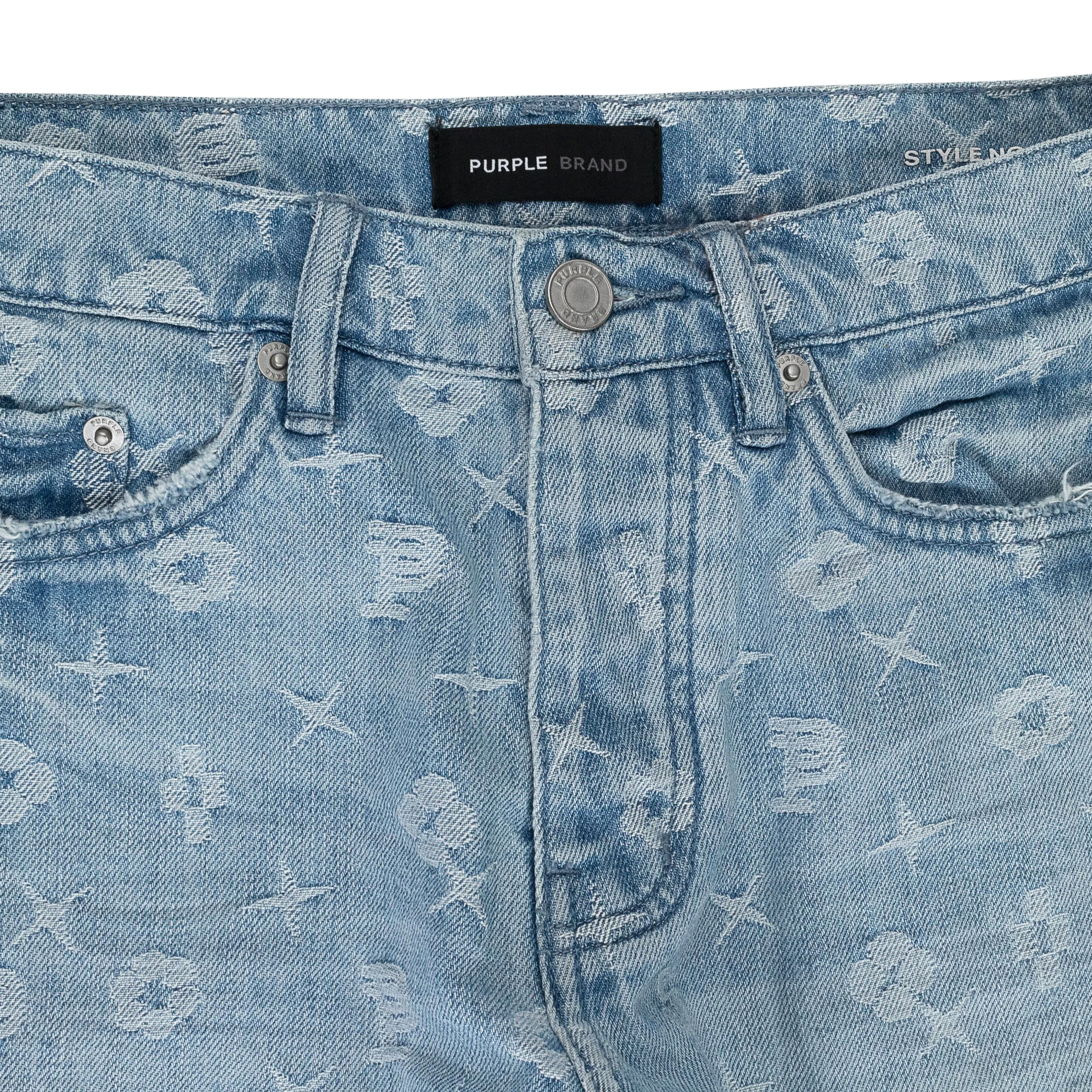 MONOGRAM LT INDIGO SKINNY JEANS